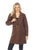 SIMPLY COUTURE Women's Long Simple Double Breasted Winter Coat