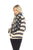 SIMPLY COUTURE Women's Knitted Buttoned American Flag Cardigan