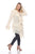 SIMPLY COUTURE Women's Layered Ruffle Open Front Long Cardigan