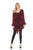 SIMPLY COUTURE Women's Layered Ruffle Open Front Long Cardigan