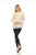 SIMPLY COUTURE Women's Winter Sparkle Dressy Pullover Knit Sweater Sequin Tops Loose Fit Chiffon With Layers