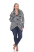 SIMPLY COUTURE Women's Winter Sequin Buttoned Cardigan