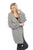 Women's Winter Casual Open Front Pom Pom Long Sleeve Crochet Knit Cardigan Sweater