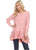 SIMPLY COUTURE Women's Plus Size Casual Cable-Knit Layered Peplum Sweaters Series: Style 2