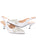 SIMPLY COUTURE Women's Low Heel Closed Toe Slingback Pumps Rhinestone Dress Shoes