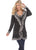 SIMPLY COUTURE Women's Plus Size Casual Knitted Cardigan Sweaters Series: Ruffled