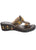 SIMPLY COUTURE Women's Casual Embroided Gold-Beaded Wedge Sandals