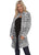 SIMPLY COUTURE Women's Plus Size Casual Knitted Cardigan Sweaters Series: Black/White