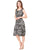 Women's Plus Size Summer Casual Flamingo Floral Patterns Style Sleeveless A-Line Dresses