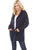 SIMPLY COUTURE Women's Plus Size Casual Hooded Open Front Cardigan Knit Tops