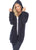 SIMPLY COUTURE Women's Plus Size Casual Hooded Open Front Cardigan Knit Tops