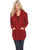 SIMPLY COUTURE Women's Plus Size Casual Hooded Open Front Cardigan Knit Tops