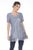 Women's Plus Size Summer Casual Scoop Neck Short Sleeve Cute Tops Ruffle Crochet Layers Sheer Overlays Top