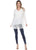 SIMPLY COUTURE Women's Casual Plus Size Lace Blouse Long Sleeve Cowl Neck Chiffon Layers Shirts
